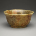 Song-Yuan Dynasty Jade Ritual Offering Bowl with Cloud-Thunder and Auspicious Beast Motifs