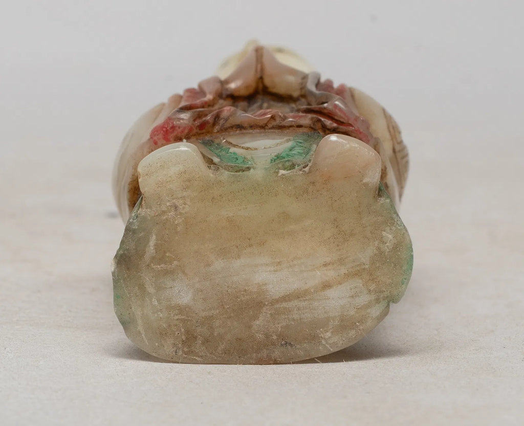 Shoushan Stone Carved Religious Figure, Standing