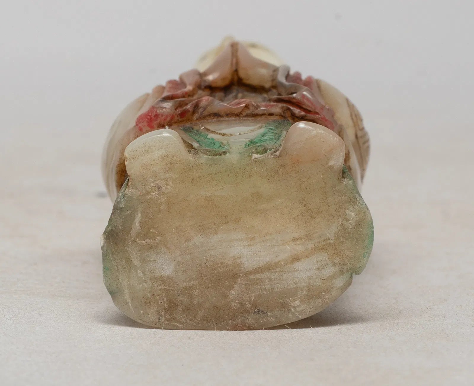 Shoushan Stone Carved Religious Figure, Standing