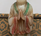 Shoushan Stone Carved Religious Figure, Standing